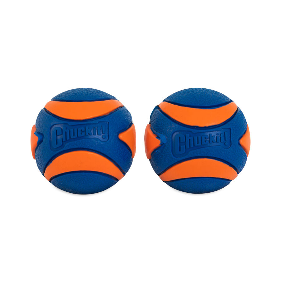 Chuckit! Ultra Squeaker Bola com som e efeito de salto para c&atilde;es &ndash; Pack 2, , large Imagem n&uacute;mero 3